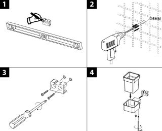 Стакан для зубных щёток Lemark Smooth Line 9732014 с держателем чёрный матовый